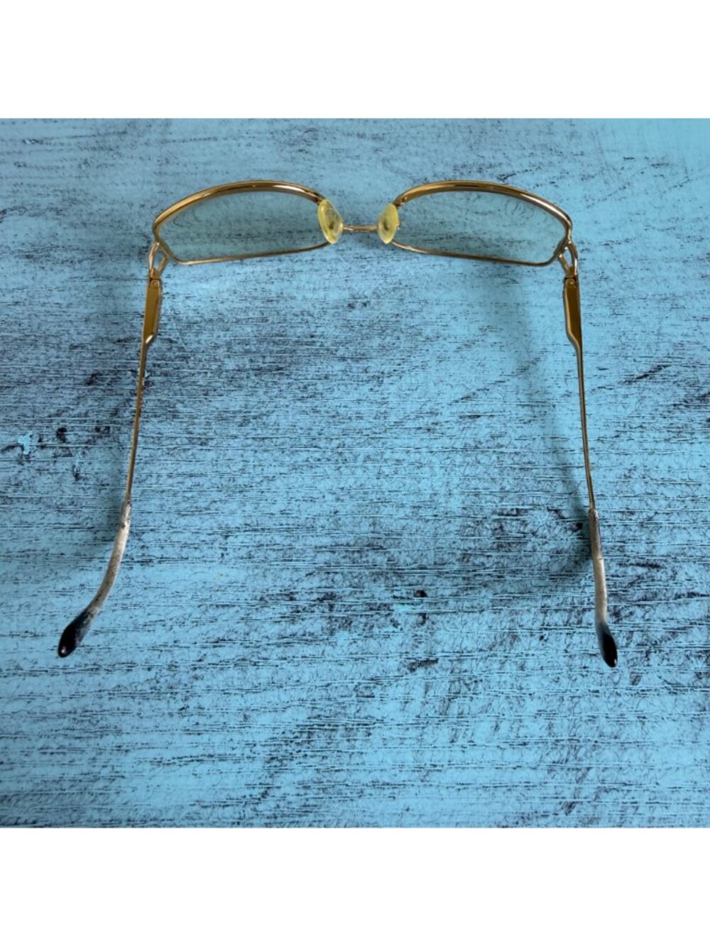 Vintage Gucci GG 2279 CD5 Aviator Gold Eyeglasses Optical Frames - Picture 11 of 11
